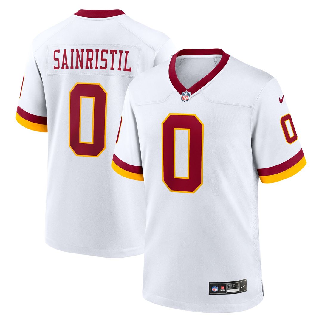 Men's Washington Commanders Mike Sainristil Nike Burgundy Game Jersey
