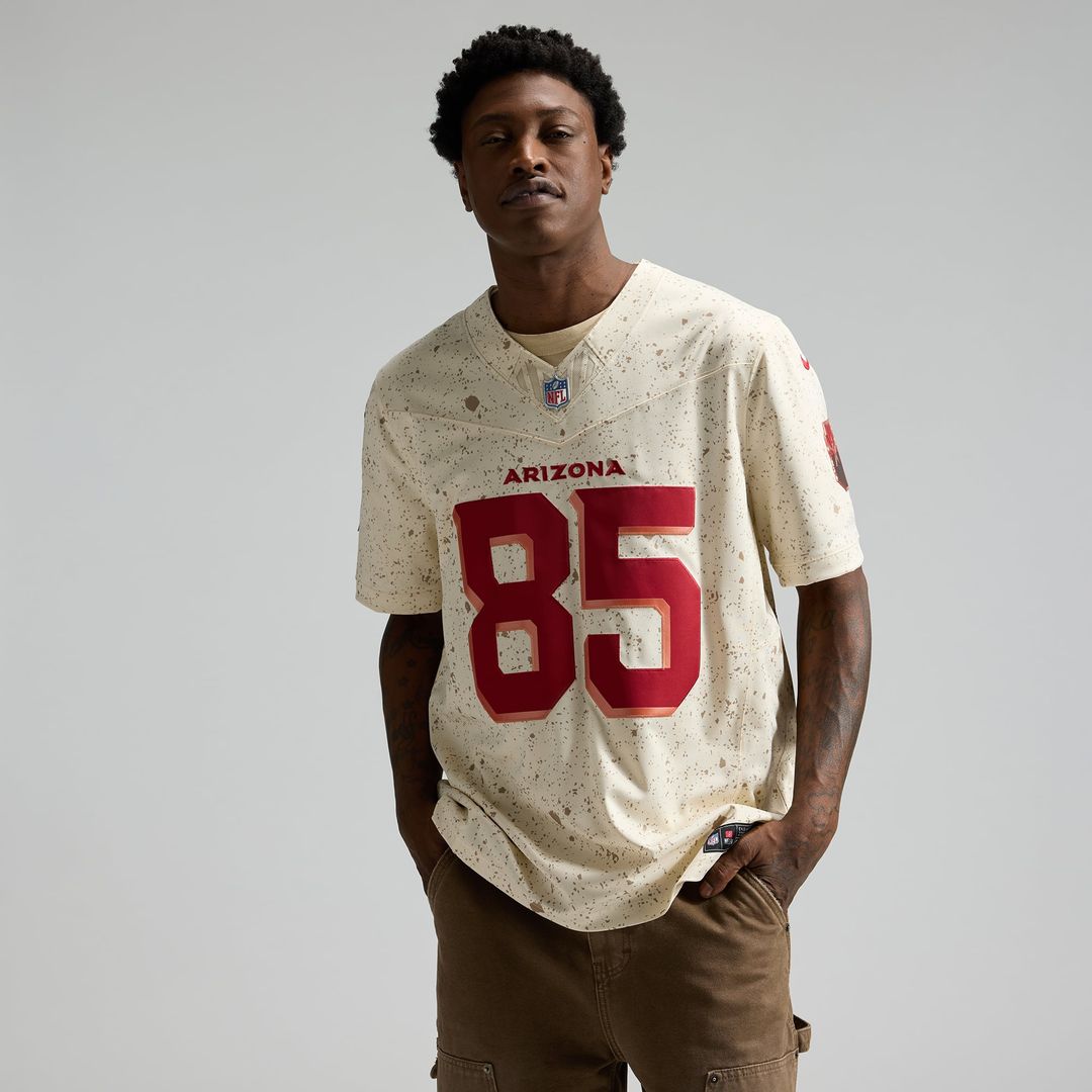 Men's Arizona Cardinals Trey McBride Nike Natural Rivalries Collection Stitched Limited Jersey