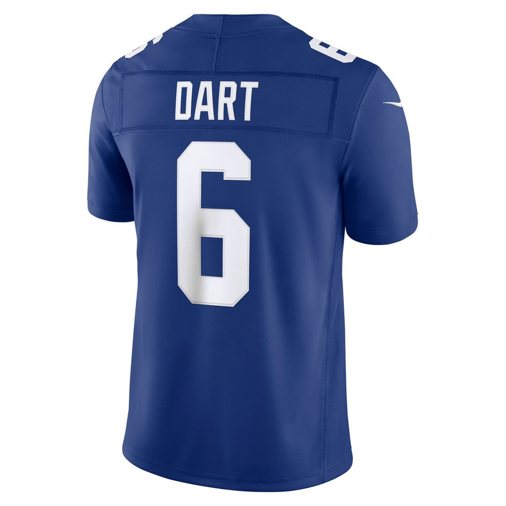 Men's New York Giants Jaxson Dart Nike Royal Team Vapor F.U.S.E. Stitched Limited Jersey