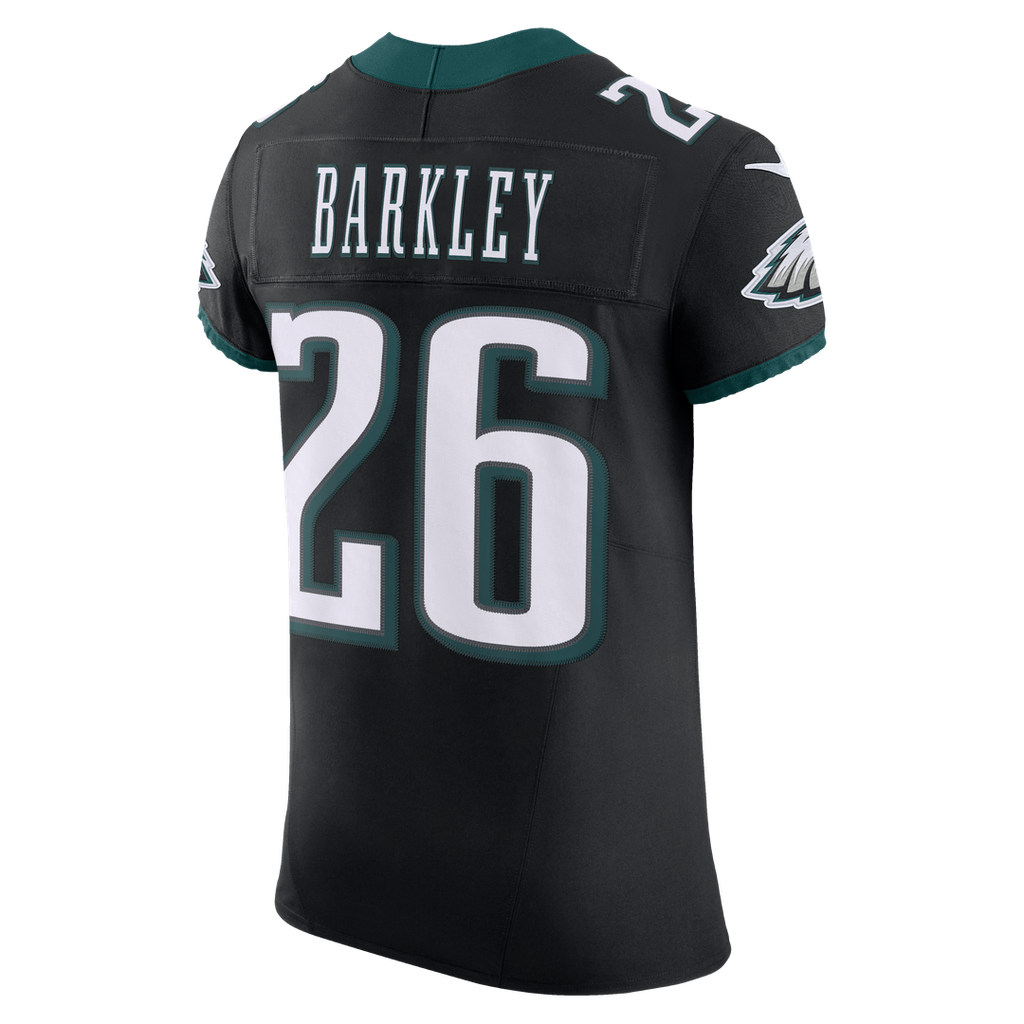 Men's Philadelphia Eagles Saquon Barkley Nike Black Alternate Vapor F.U.S.E. Elite Jersey