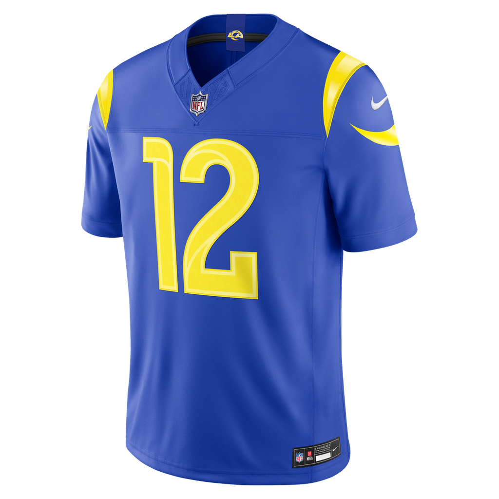 Men's Los Angeles Rams Puka Nacua Nike Royal Team Vapor F.U.S.E. Stitched Limited Jersey