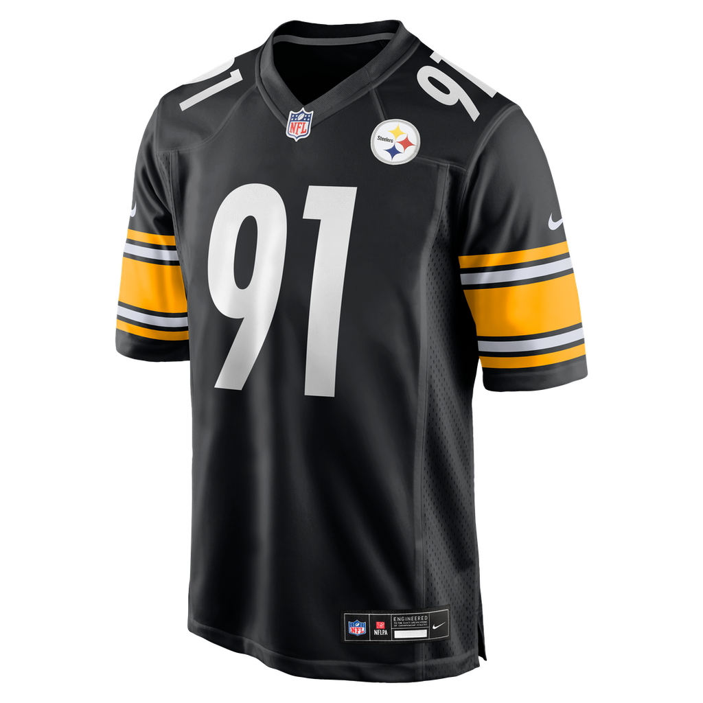 Men's Pittsburgh Steelers Logan Lee Nike  Black  Game Jersey