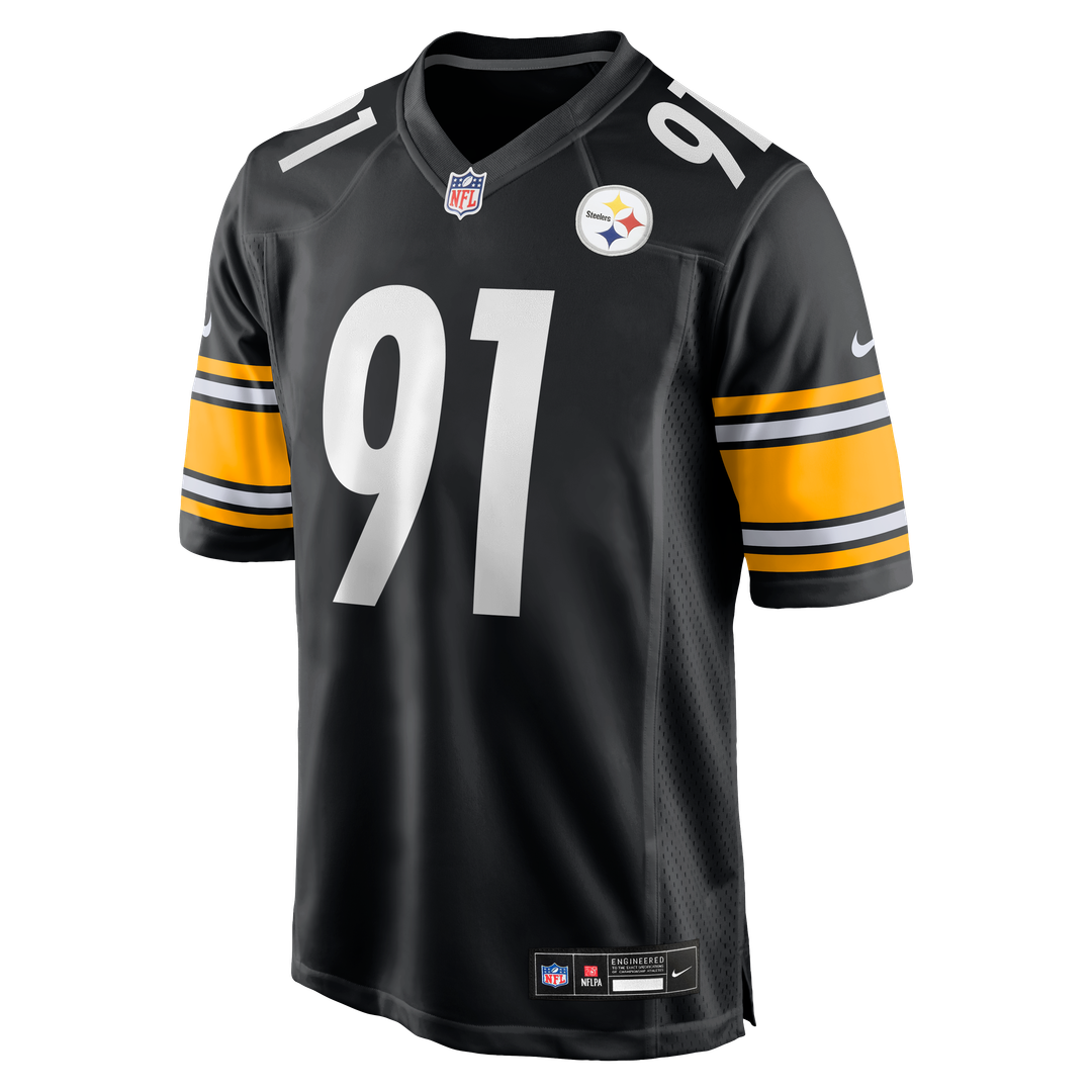 Men's Pittsburgh Steelers Logan Lee Nike  Black  Game Jersey