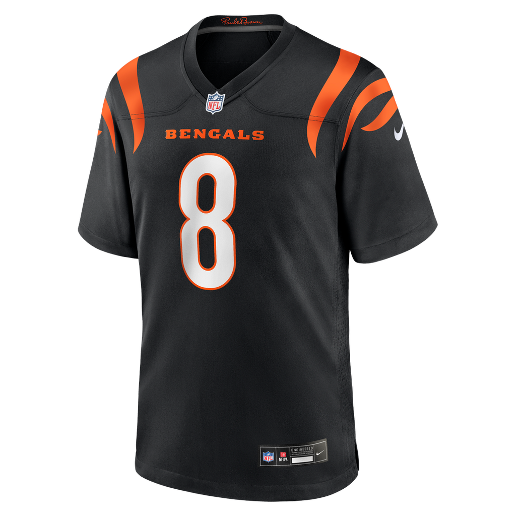 Men's Cincinnati Bengals Ryan Rehkow Nike  Black  Game Jersey