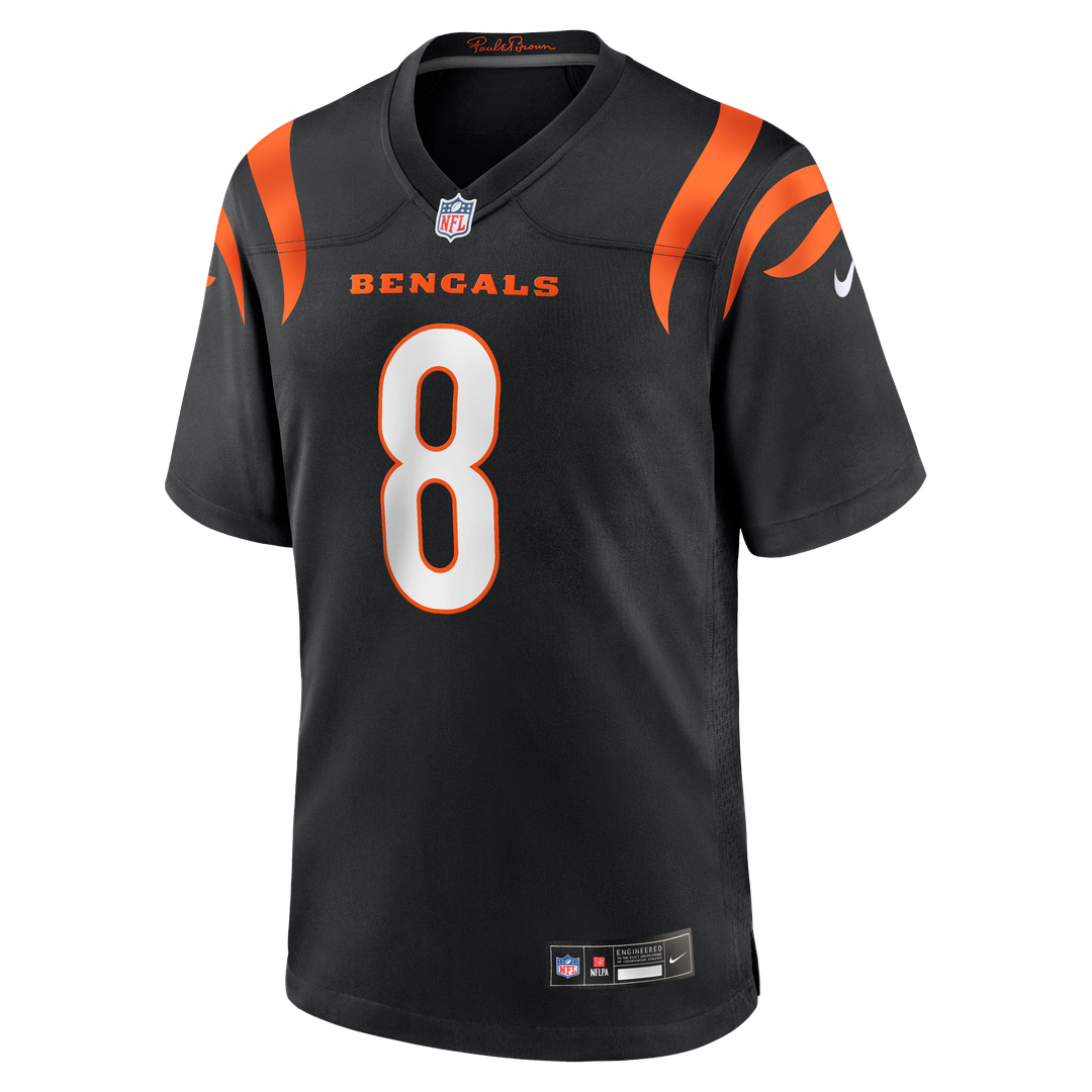 Men's Cincinnati Bengals Ryan Rehkow Nike  Black  Game Jersey