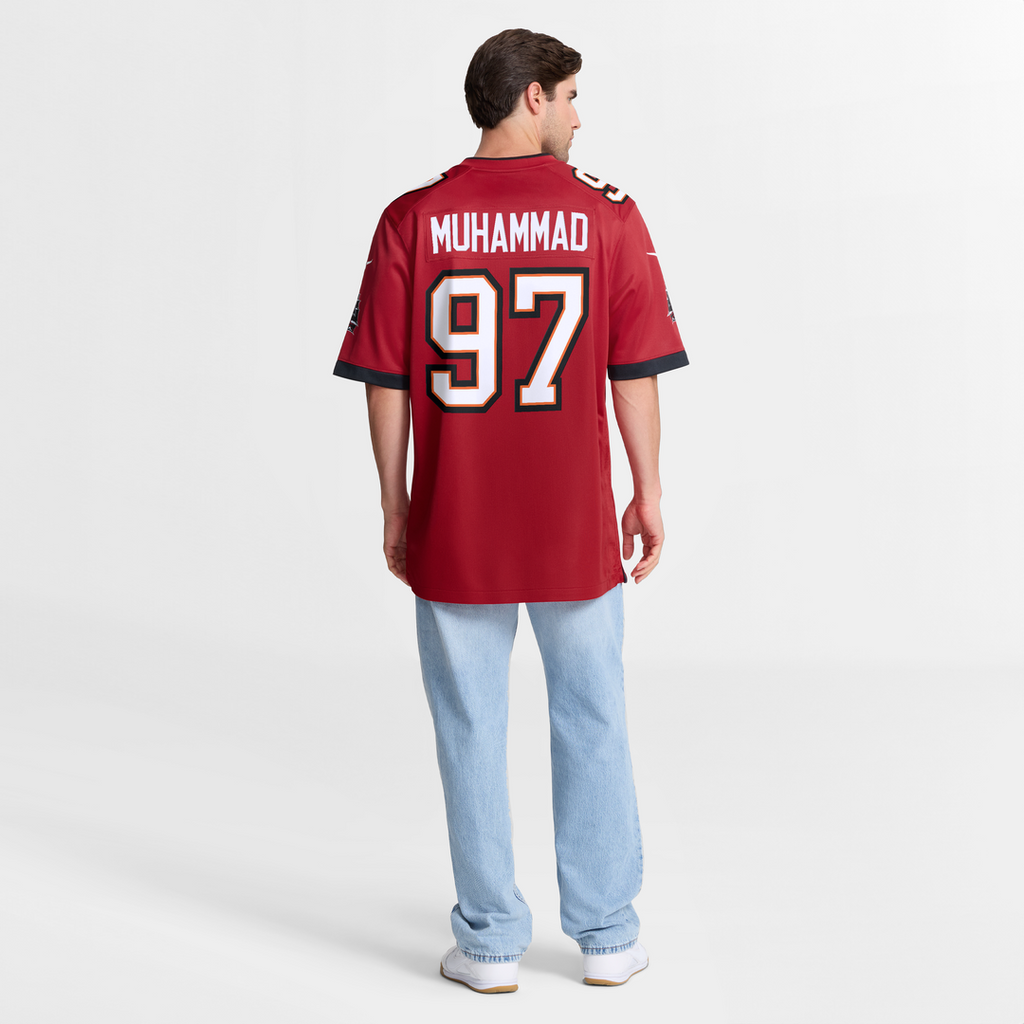Men's Tampa Bay Buccaneers Al-Quadin Muhammad Nike Red Team Game Jersey