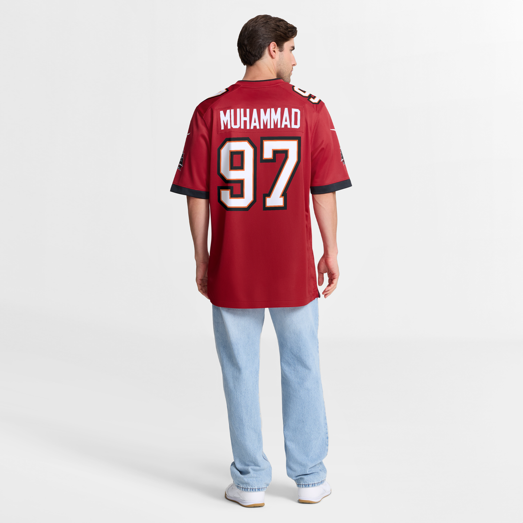 Men's Tampa Bay Buccaneers Al-Quadin Muhammad Nike Red Team Game Jersey