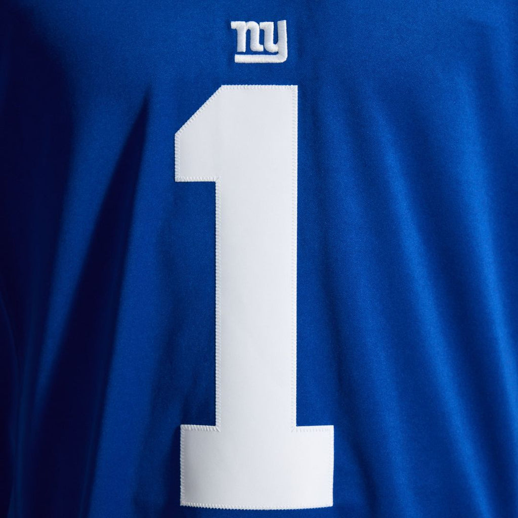 Men's New York Giants Malik Nabers Nike Royal Team Vapor F.U.S.E. Stitched Limited Jersey