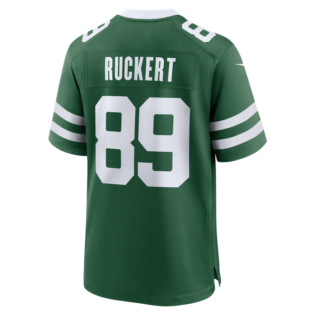 Men's New York Jets Jeremy Ruckert Nike Legacy Green Team Game Jersey
