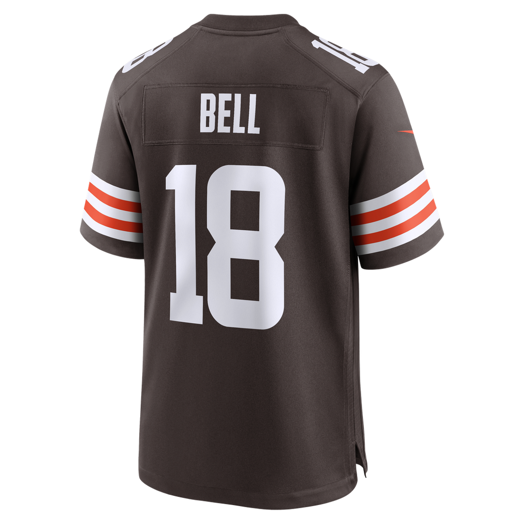 Men's Cleveland Browns David Bell Nike Brown Game Jersey