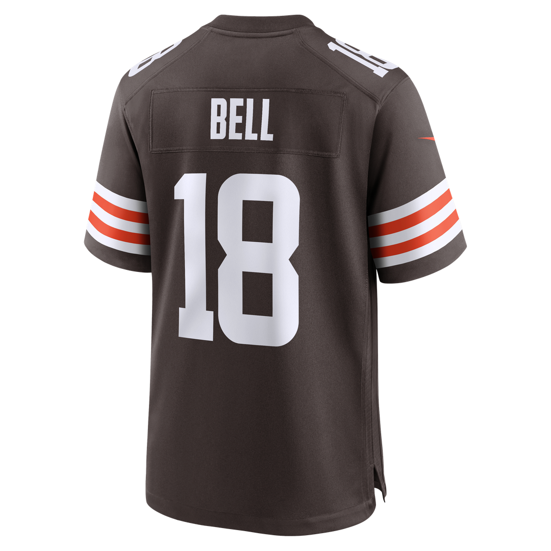 Men's Cleveland Browns David Bell Nike Brown Game Jersey