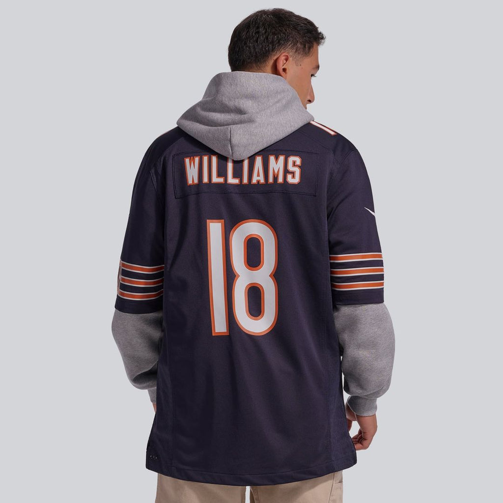 Men's Chicago Bears Caleb Williams Nike Navy  Player Game Jersey