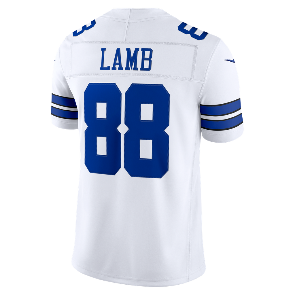 Men's Dallas Cowboys CeeDee Lamb Nike White Vapor F.U.S.E. Stitched Limited Jersey