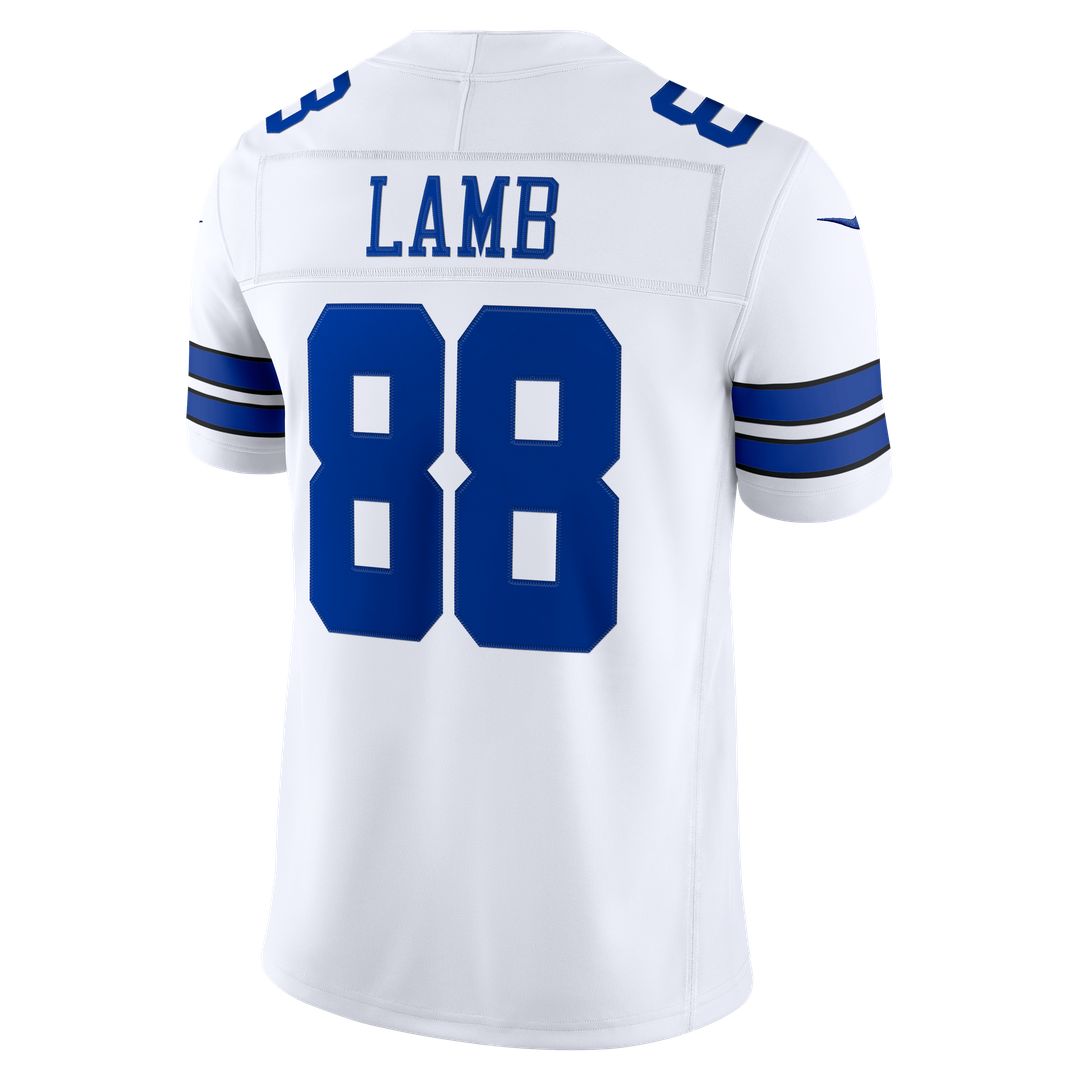 Men's Dallas Cowboys CeeDee Lamb Nike White Vapor F.U.S.E. Stitched Limited Jersey