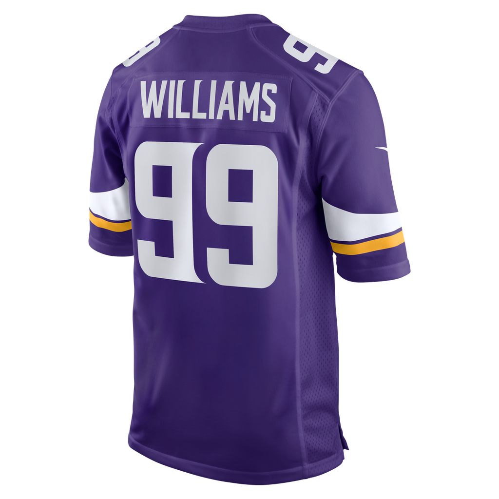 Men's Minnesota Vikings Elijah Williams Nike  Purple Team Game Jersey