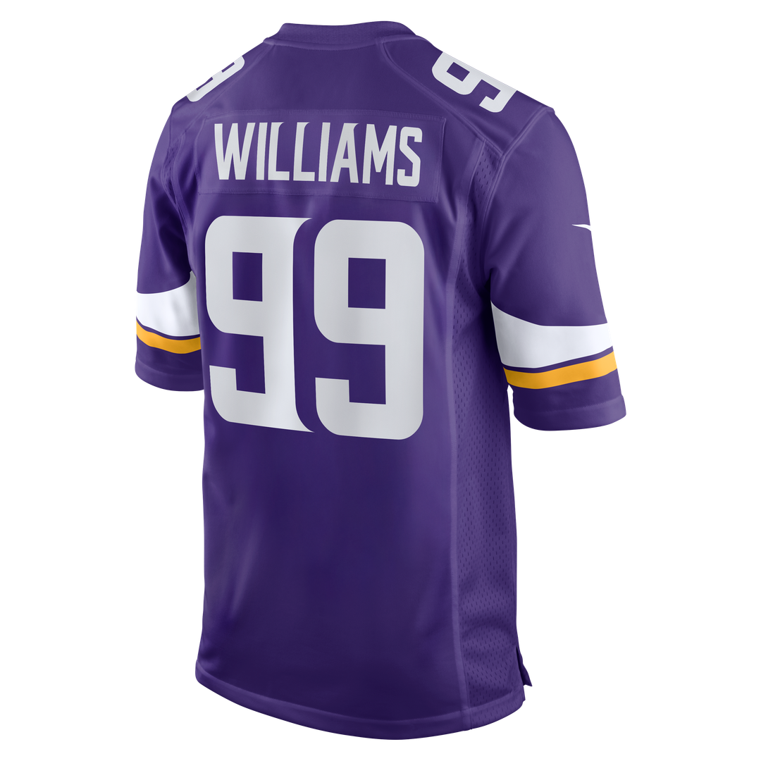 Men's Minnesota Vikings Elijah Williams Nike  Purple Team Game Jersey