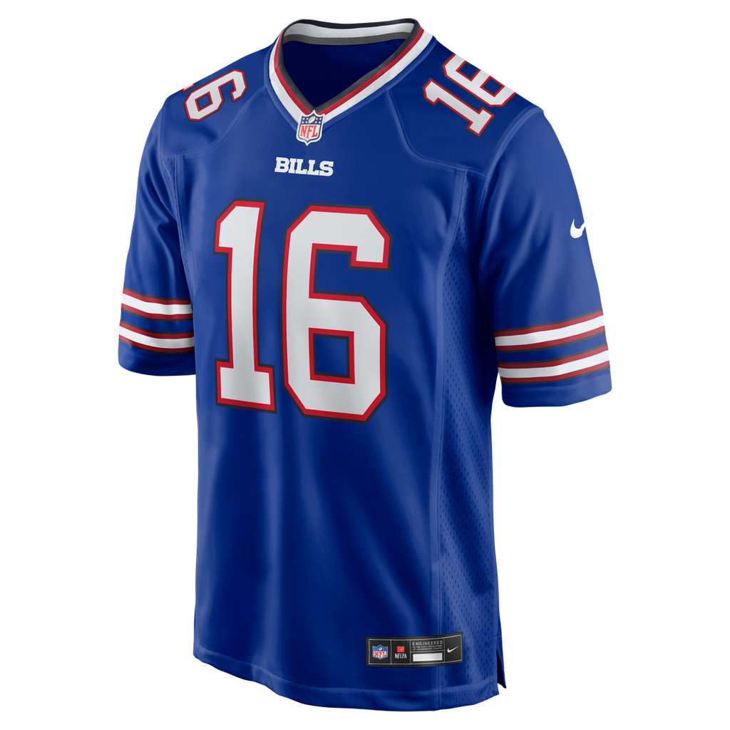 Men's Buffalo Bills Tyler Bass Nike  Royal Team Game Jersey