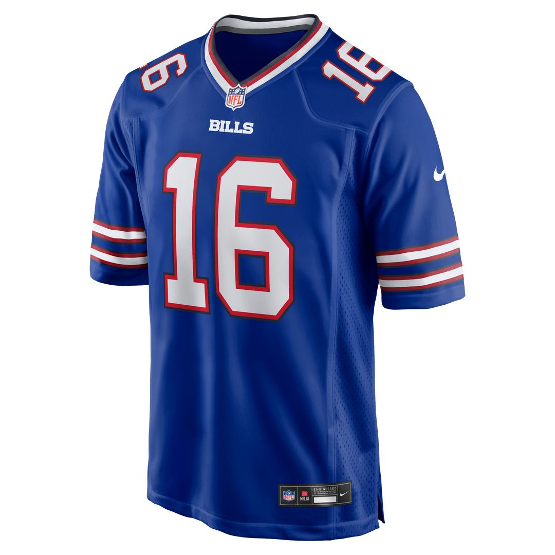 Men's Buffalo Bills Tyler Bass Nike  Royal Team Game Jersey