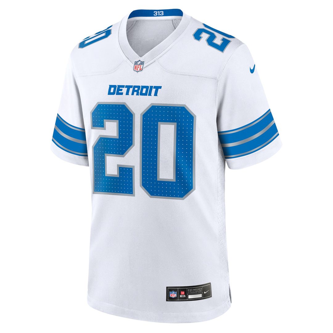Men's Detroit Lions Barry Sanders Nike Blue Retired Player Game Jersey