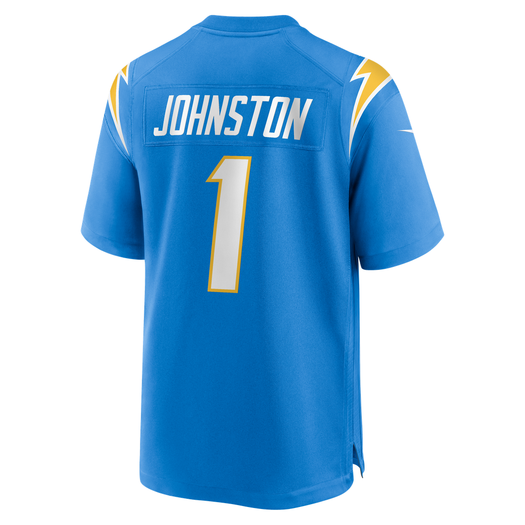 Men's Los Angeles Chargers Quentin Johnston Nike Navy Alternate Super Chargers Game Player Jersey