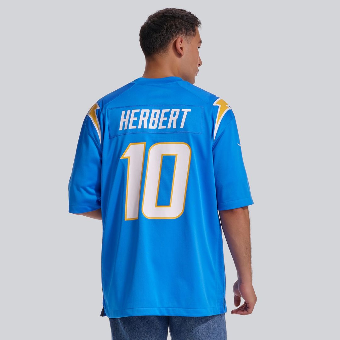 Men's Los Angeles Chargers Justin Herbert Nike Navy Alternate Super Chargers Game Player Jersey
