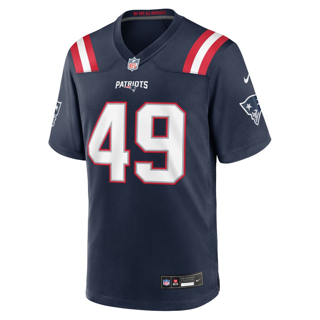Men's New England Patriots Chad Muma Nike Navy Team Game Jersey