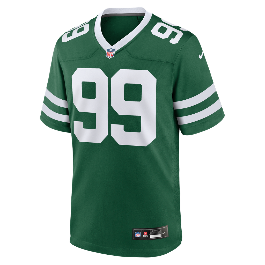 Men's New York Jets T'Vondre Sweat Nike Legacy Green Team Game Jersey