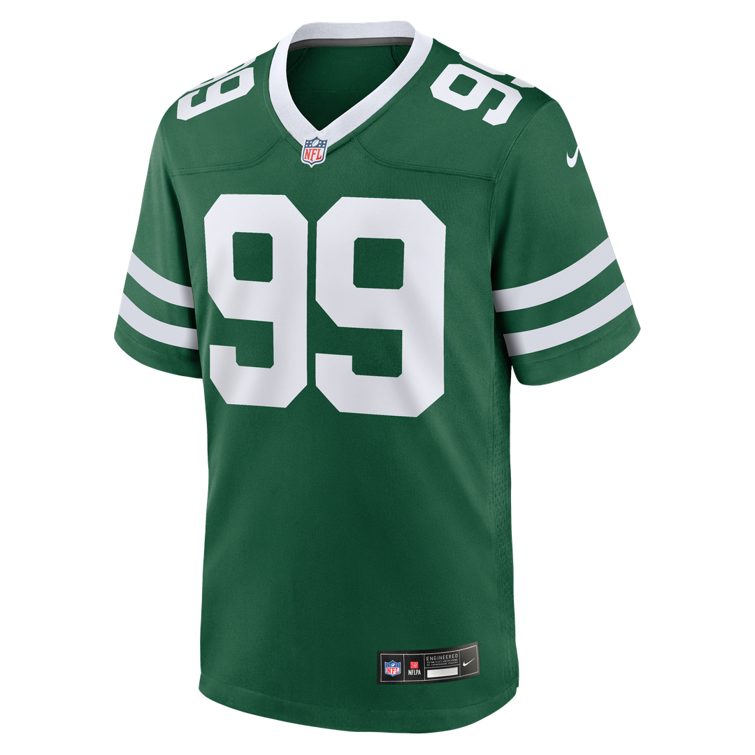 Men's New York Jets T'Vondre Sweat Nike Legacy Green Team Game Jersey
