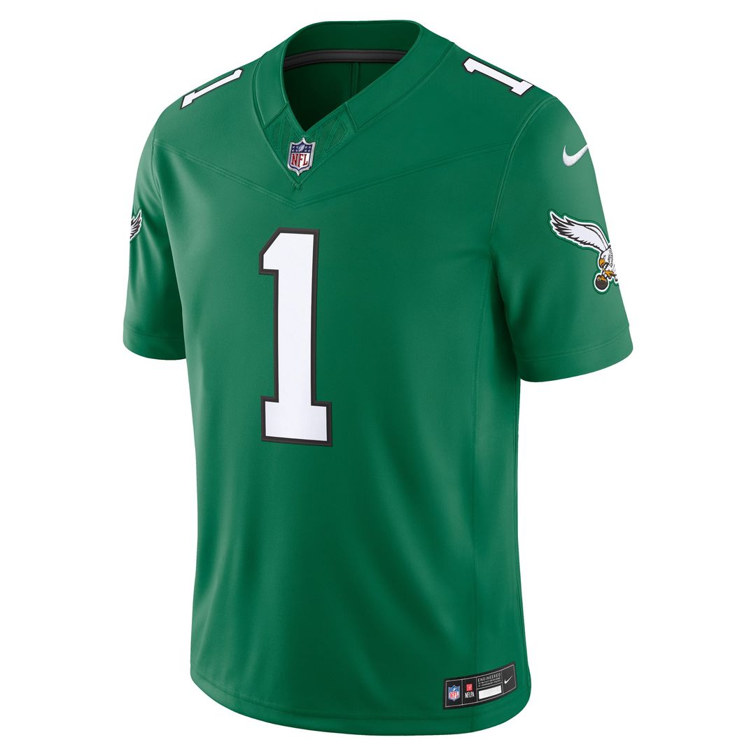 Men's Philadelphia Eagles Jalen Hurts Nike White Vapor F.U.S.E. Stitched Limited Jersey