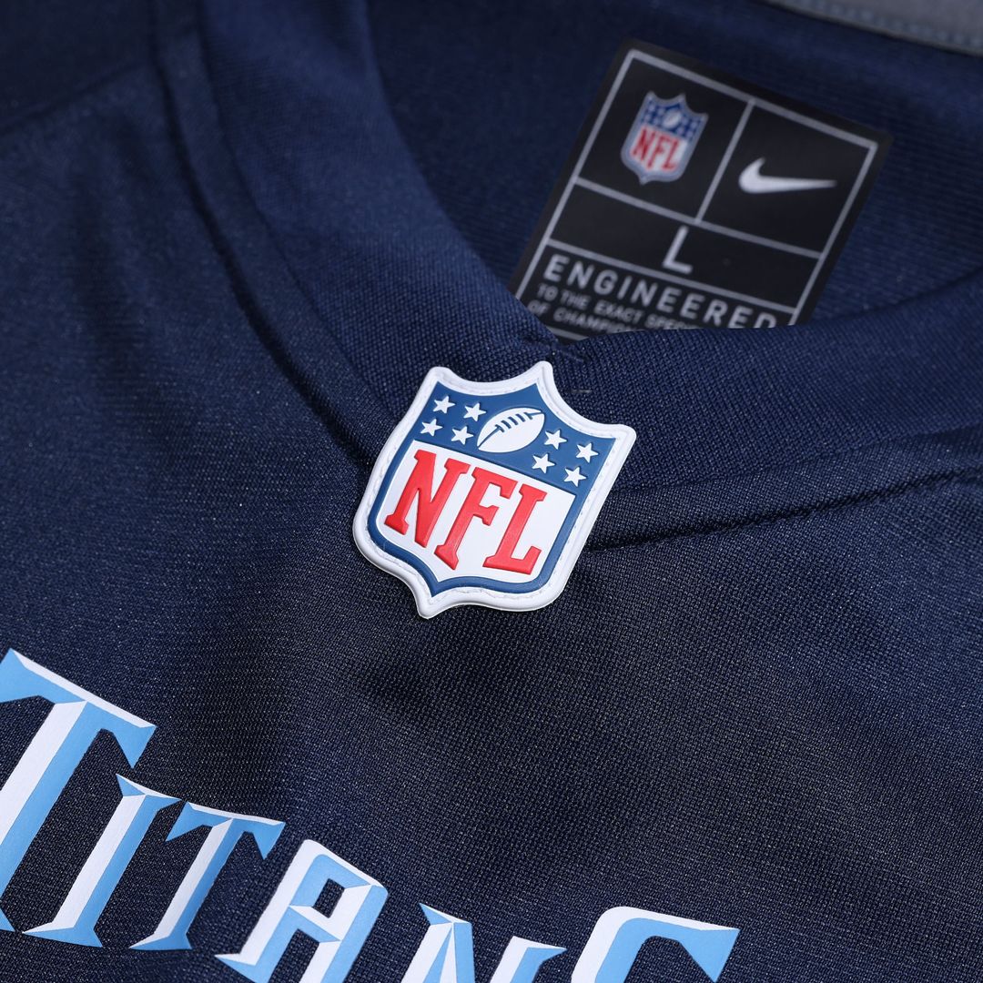 Men's Tennessee Titans Calvin Ridley Nike Navy Game Player Jersey