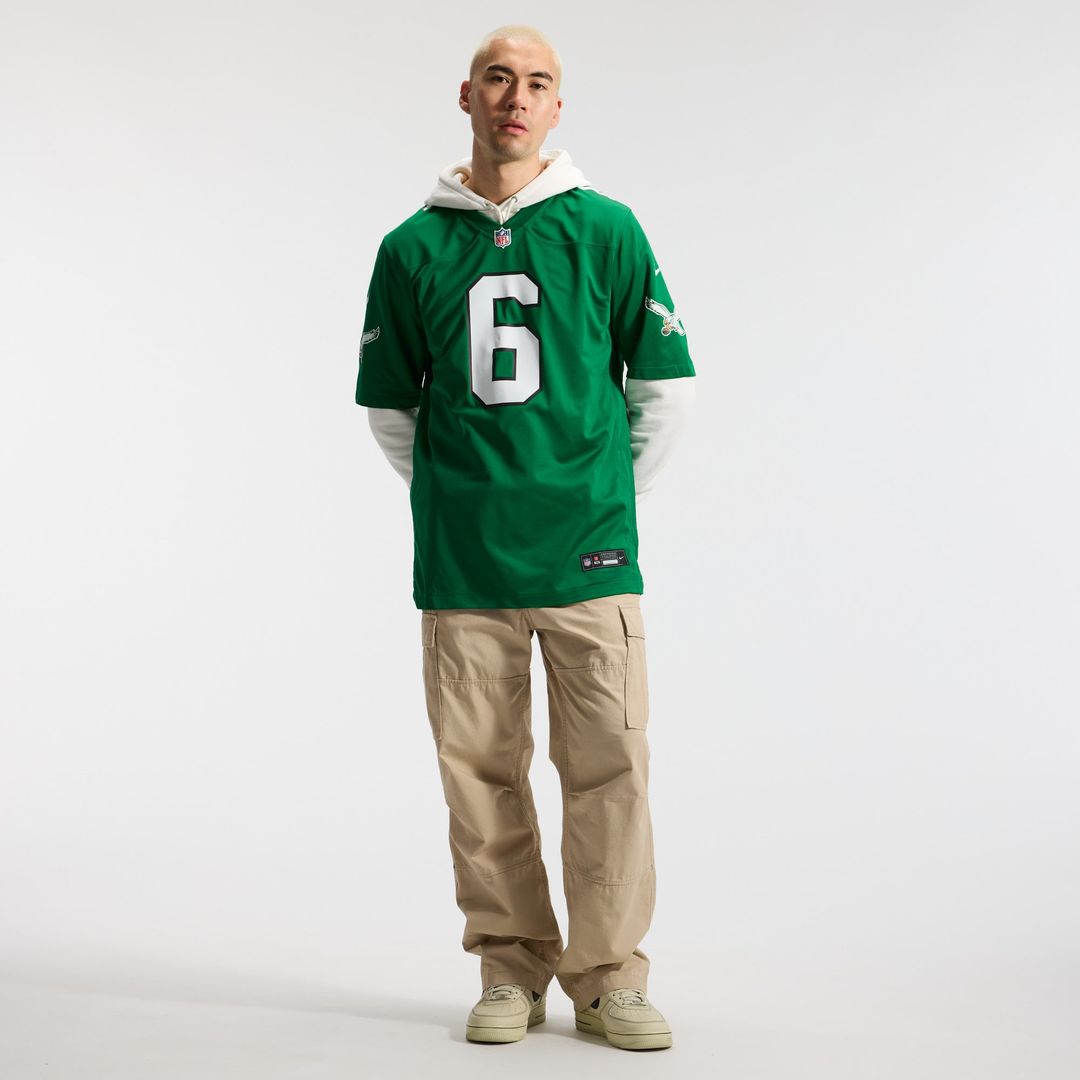 Men's Philadelphia Eagles DeVonta Smith Nike Kelly Green Alternate Game Player Jersey