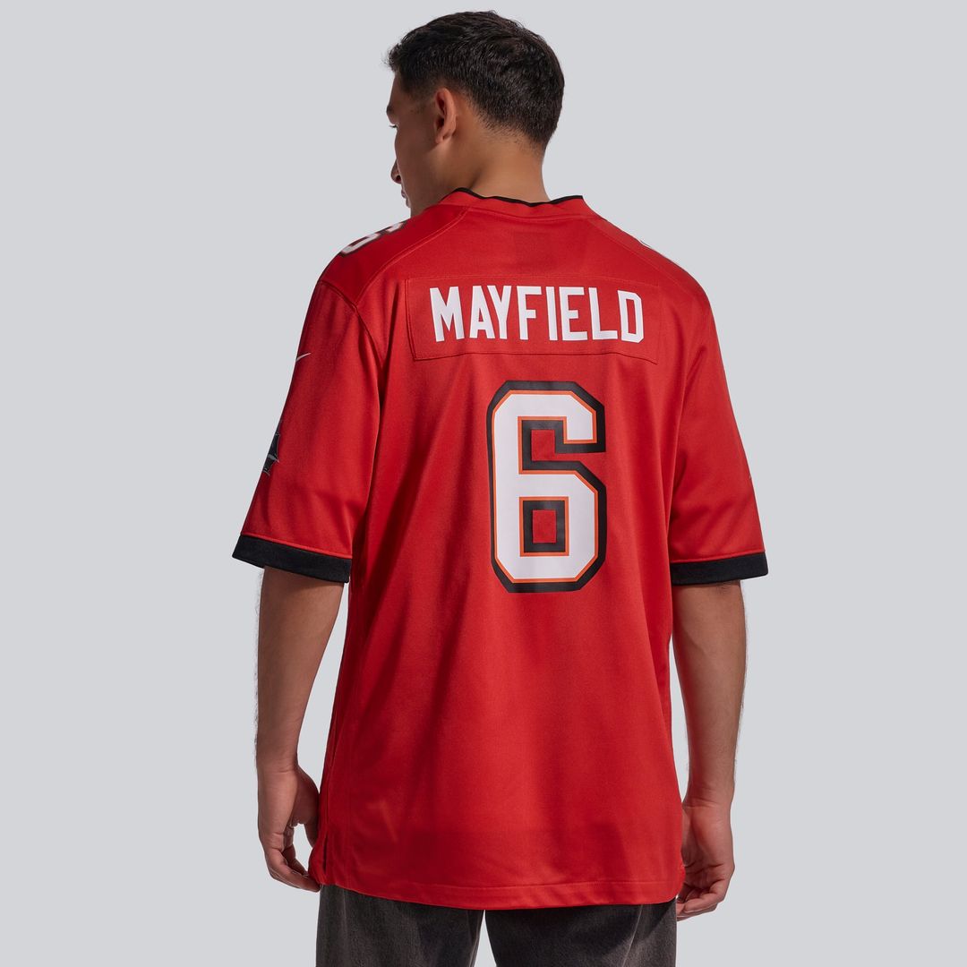 Men's Tampa Bay Buccaneers Baker Mayfield Nike Orange Throwback Game Jersey