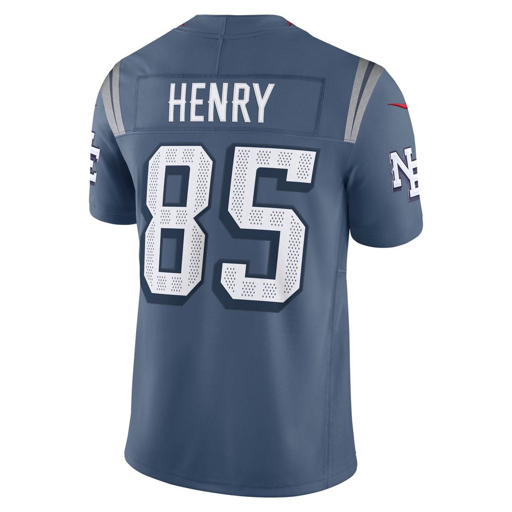Men's New England Patriots Hunter Henry Nike Blue Rivalries Collection Stitched Limited Jersey
