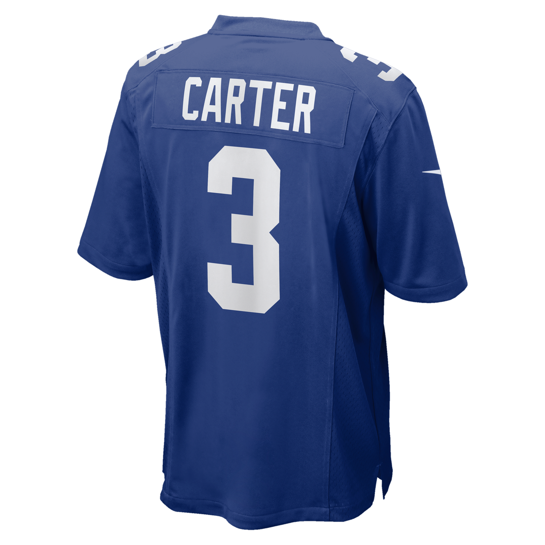 Men's New York Giants Abdul Carter Nike  Royal Team Game Jersey