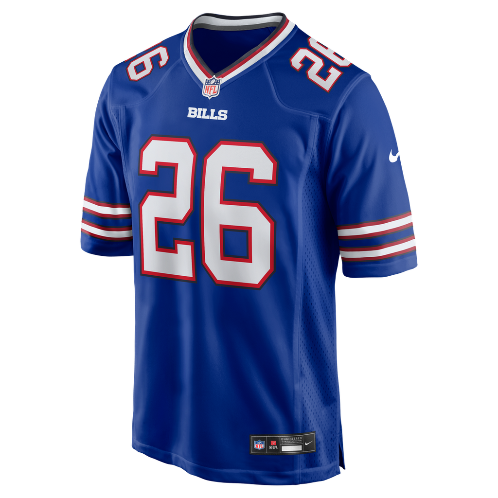 Men's Buffalo Bills Ty Johnson Nike  Royal Team Game Jersey