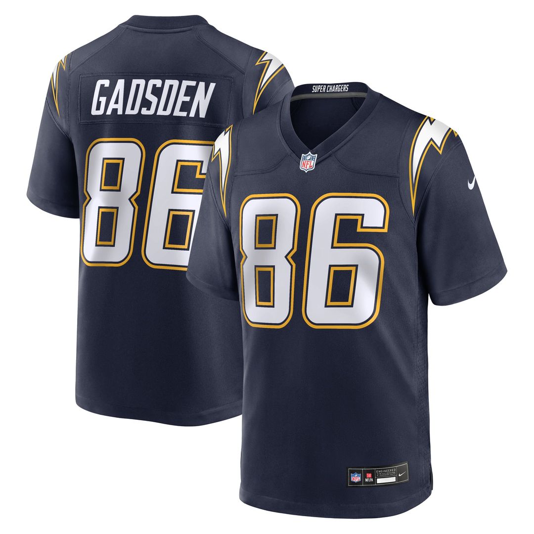 Men's Los Angeles Chargers Oronde Gadsden Nike  Powder Blue Team Game Jersey