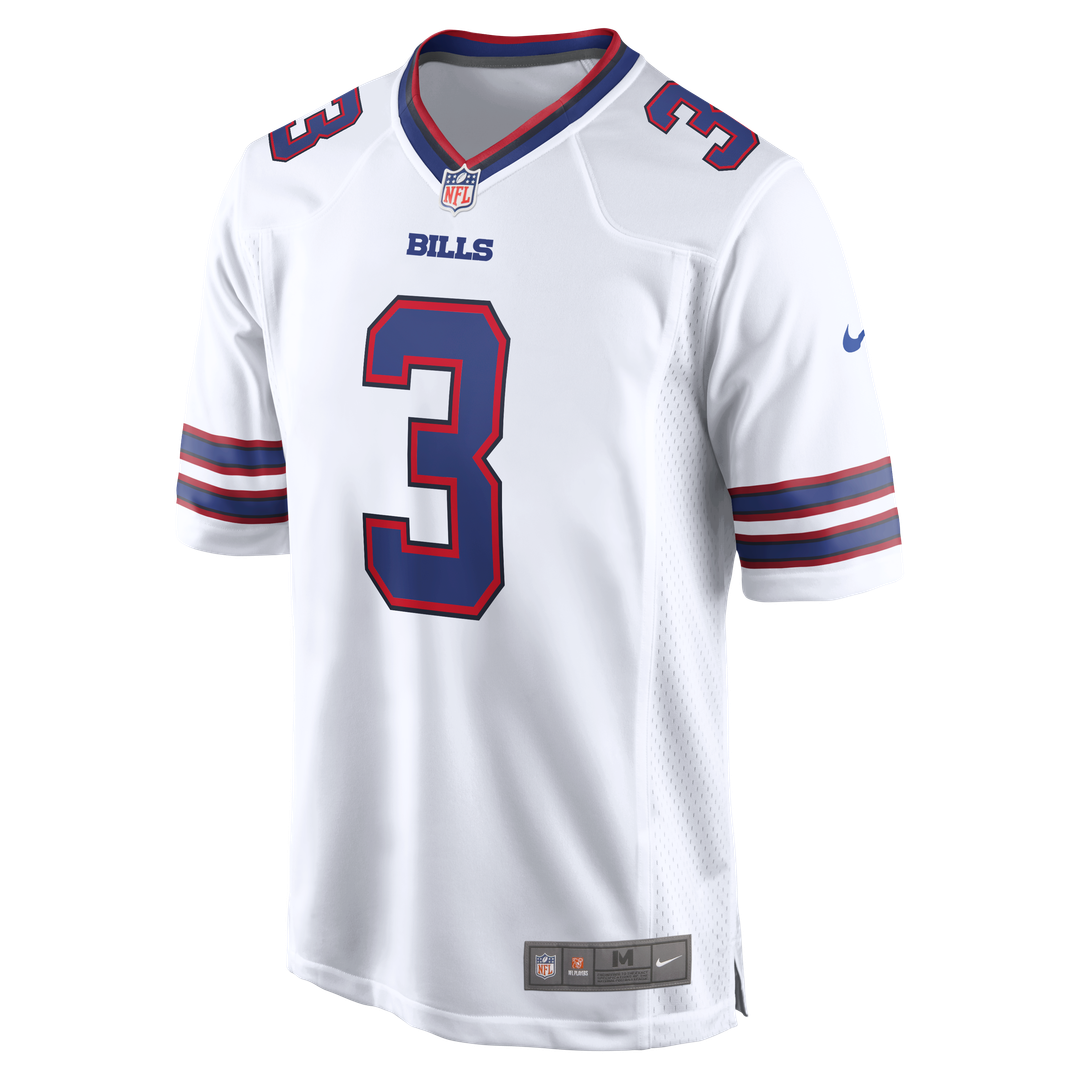 Men's Buffalo Bills Damar Hamlin Nike White  Game Jersey