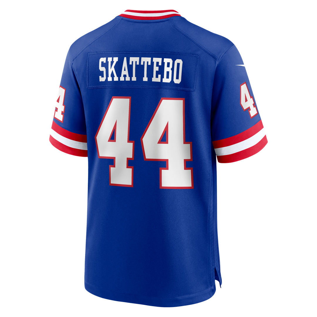 Men's New York Giants Cam Skattebo Nike Royal Alternate 2 Legacy Game Jersey