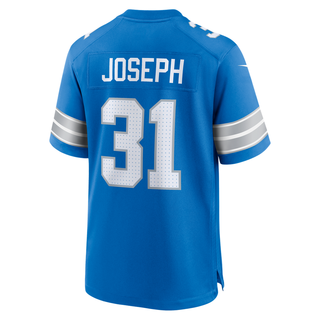 Men's Detroit Lions Kerby Joseph Nike Black Alternate Game Jersey