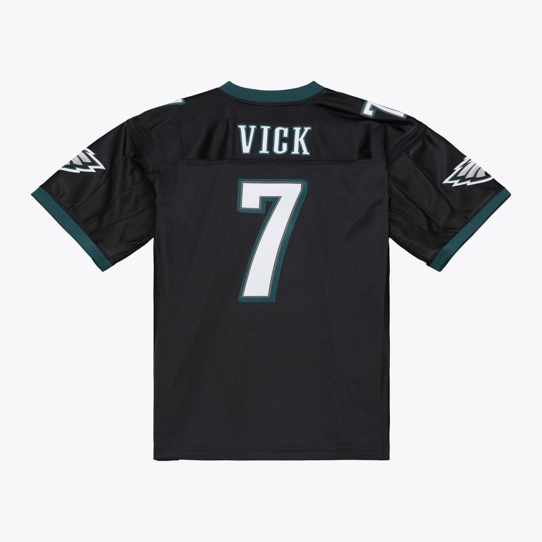Men's Philadelphia Eagles Michael Vick Mitchell & Ness Black 2012 Authentic Throwback Jersey