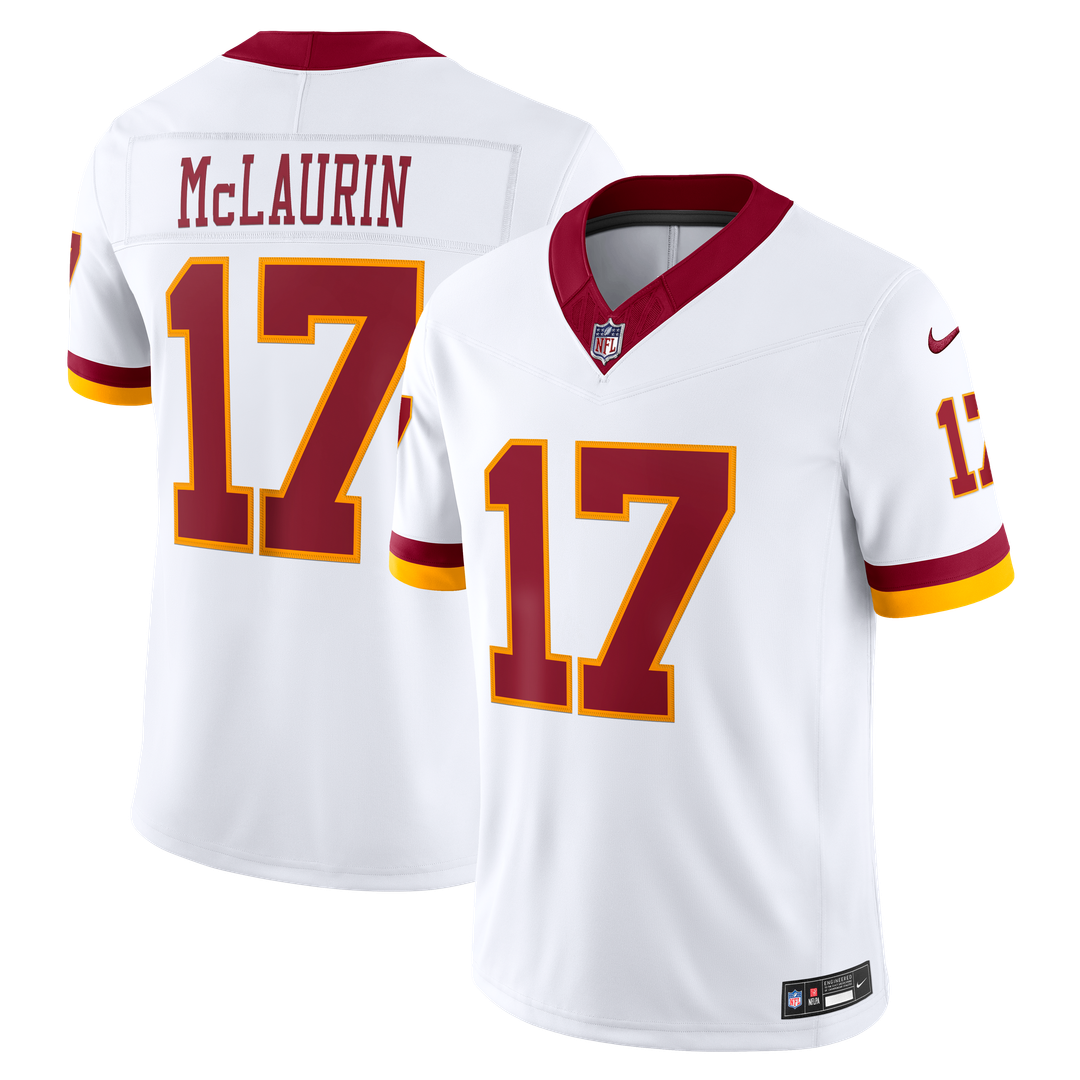 Men's Washington Commanders Terry McLaurin Nike White Vapor F.U.S.E. Stitched Limited Jersey