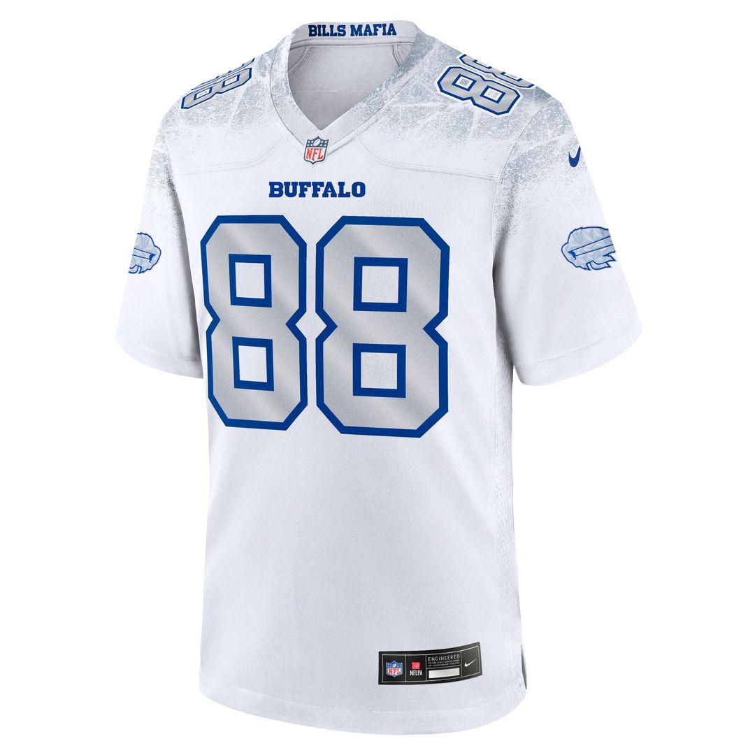 Men's Buffalo Bills Dawson Knox Nike White Rivalries Collection Game Jersey