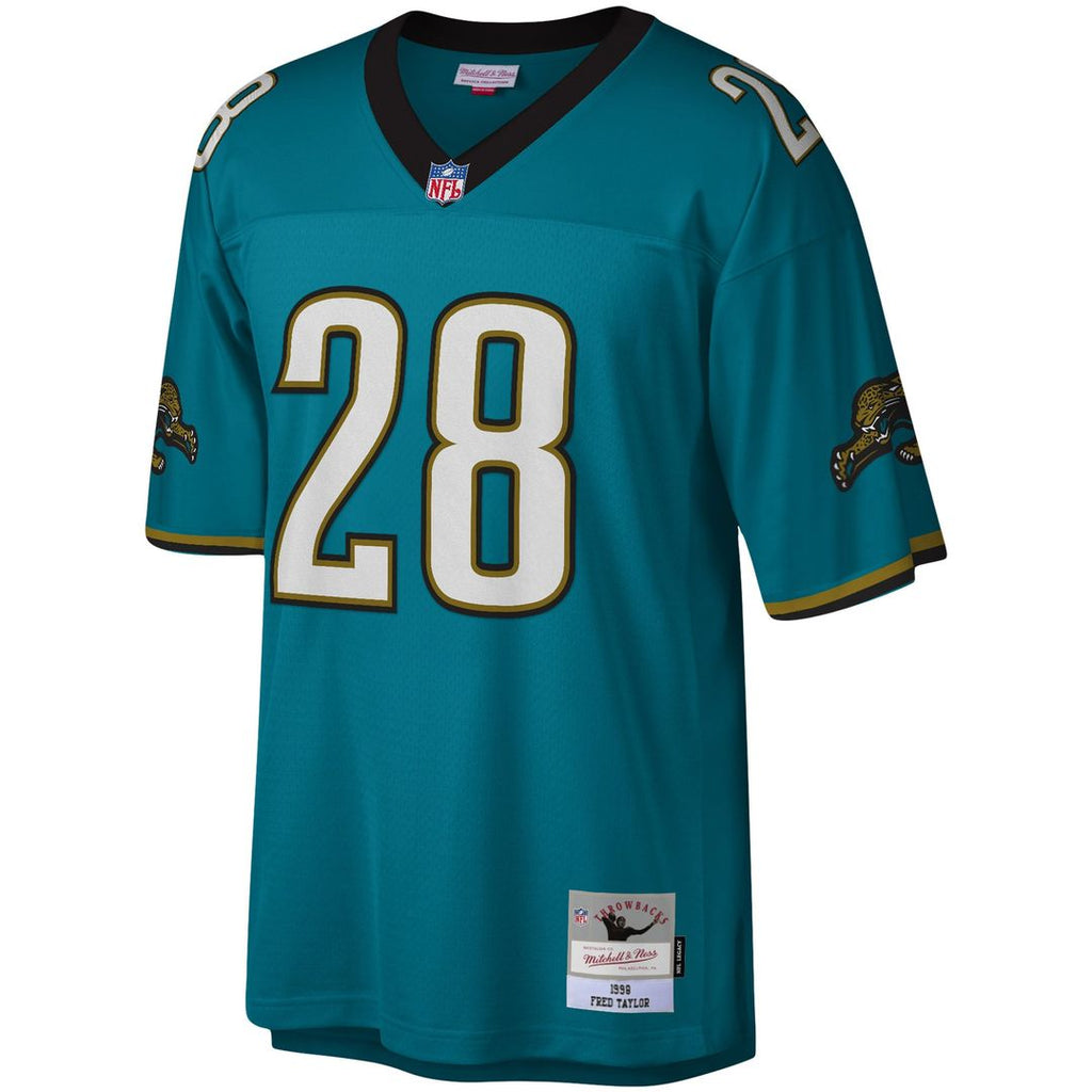 Men's Jacksonville Jaguars Fred Taylor Mitchell & Ness Teal Legacy Replica Jersey