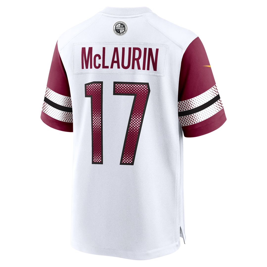 Men's Washington Commanders Terry McLaurin Nike  White Game Jersey
