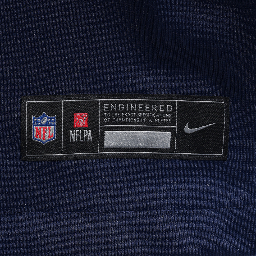 Men's New England Patriots Dre'Mont Jones Nike Navy Team Game Jersey