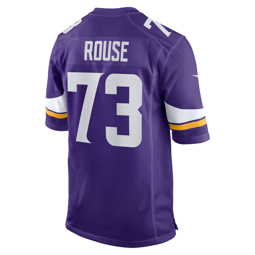 Men's Minnesota Vikings Walter Rouse Nike  Purple Team Game Jersey