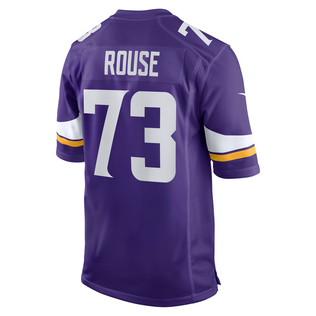 Men's Minnesota Vikings Walter Rouse Nike  Purple Team Game Jersey