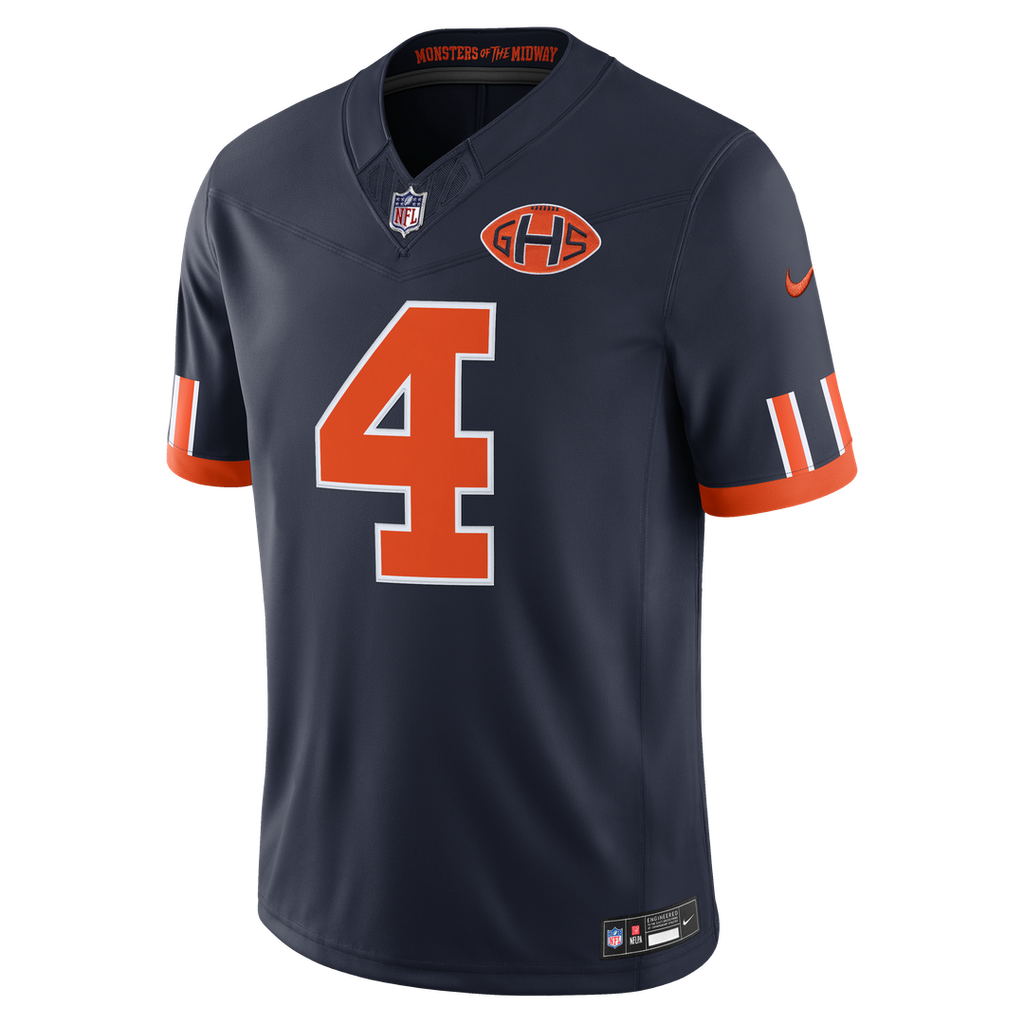 Men's Chicago Bears D'Andre Swift Nike Navy 2026 Rivalries Collection Game Jersey