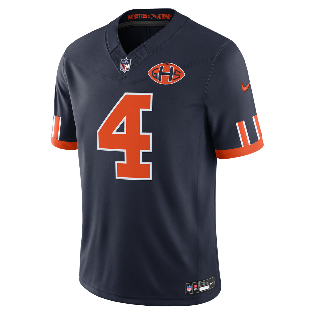 Men's Chicago Bears D'Andre Swift Nike Navy 2026 Rivalries Collection Game Jersey