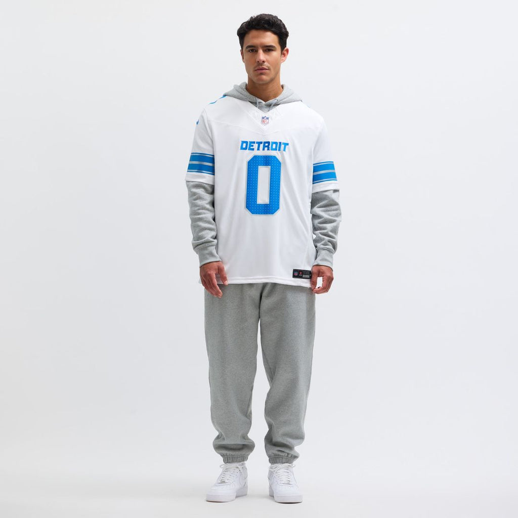 Men's Detroit Lions Jahmyr Gibbs Nike Black 2nd Alternate Vapor F.U.S.E. Limited Jersey